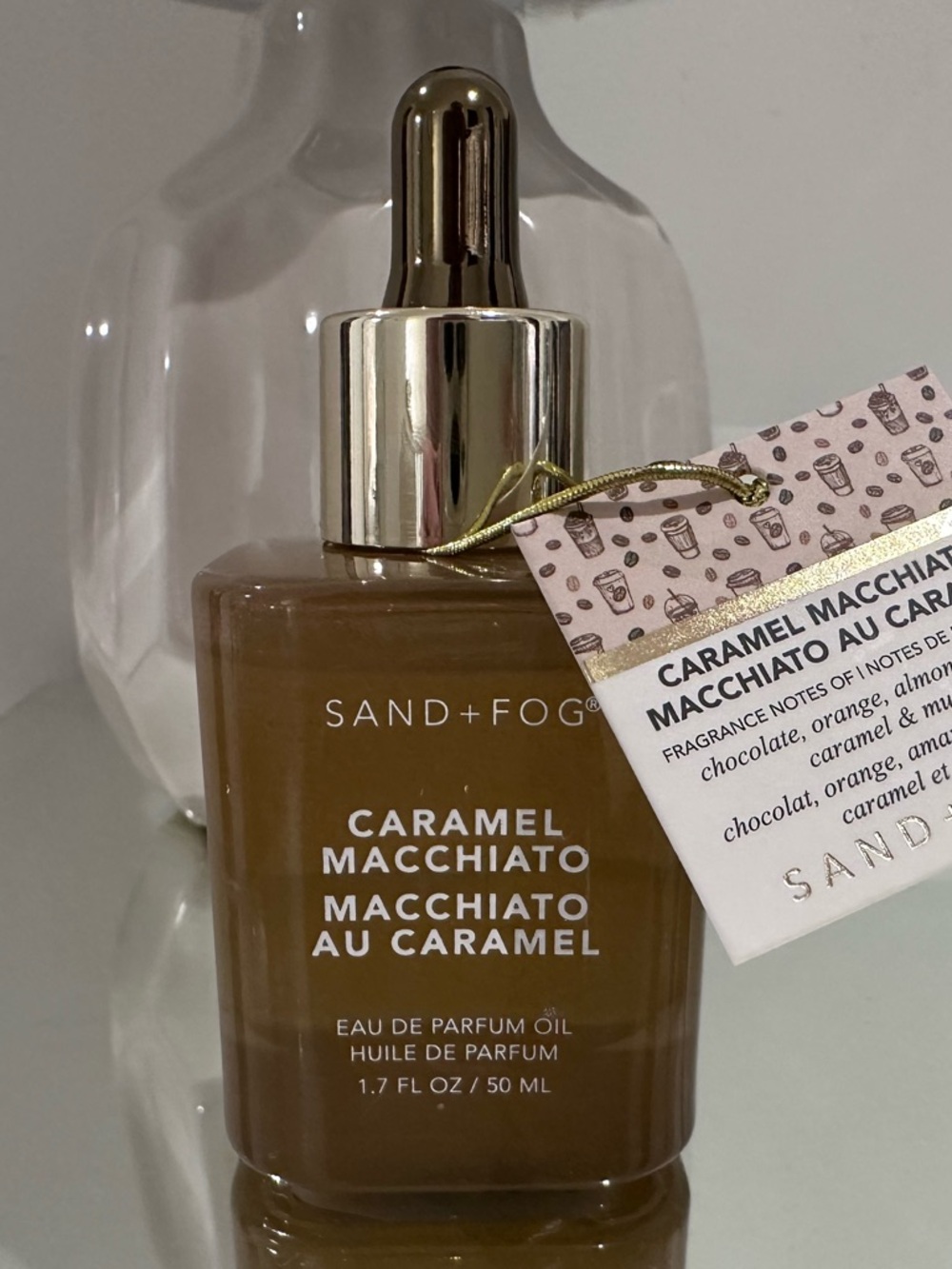 SAND + FOG Caramel Macchiato Eau de Parfum Dropper Oil Authentic NWT